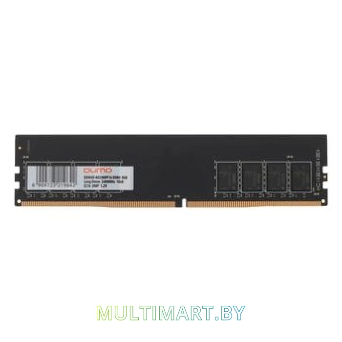 Оперативная память QUMO 8GB DDR4 PC4-19200 (QUM4U-8G2400P16)